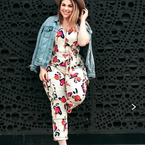 Tanya Taylor floral Margot Jumpsuit - Picture 1 of 8